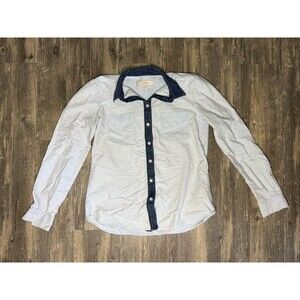 Ann Taylor LOFT Women's Button Down Long Sleeve Collared Shirt Size Xs